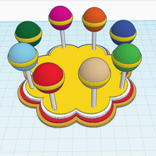 Süßigkeiten Base Dekoration verschiedene 3d print model - Mito3D