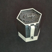 candy box sugar cake bombon 3d print model - Mito3D