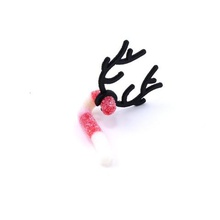 candy cane da renna con corna casa l'artigianato stagione vacanze di natale feste eventi 3d print model - Mito3D
