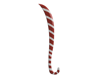 candy cane sword Fashion candy cane sword christmas candy sword cane  3d print model - Mito3D
