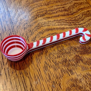 candy cane tablespoon Home candy cane christmas tablespoon tablespoon measure kitchen dinner dining room dining  3d print model - Mito3D
