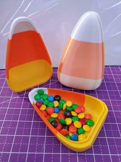 candy corn dish box containers 3d print model - Mito3D