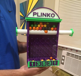 caramelo Plinko dispensador máquina cocina comida 3d print model - Mito3D