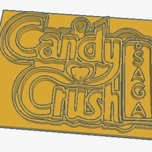 candycrush oyun şeker ezmek saga 3d print model - Mito3D