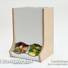 candydispenser twin compartiment édition cnc la maison cuisine à manger zenziwerken stepcraft le contreplaqué routeur distributeur de bonbons des 6mm en 3d print model - Mito3D