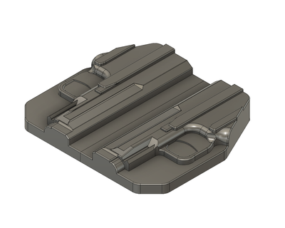 canik mc9 pistol gun kydex holster mold 3d print model - Mito3D