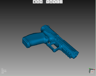 assassino tp9 companheiro sft arma fogo mofo armas azuis Kydex cheio pistola Varredura dobradores pró kyexpor 3d print model - Mito3D