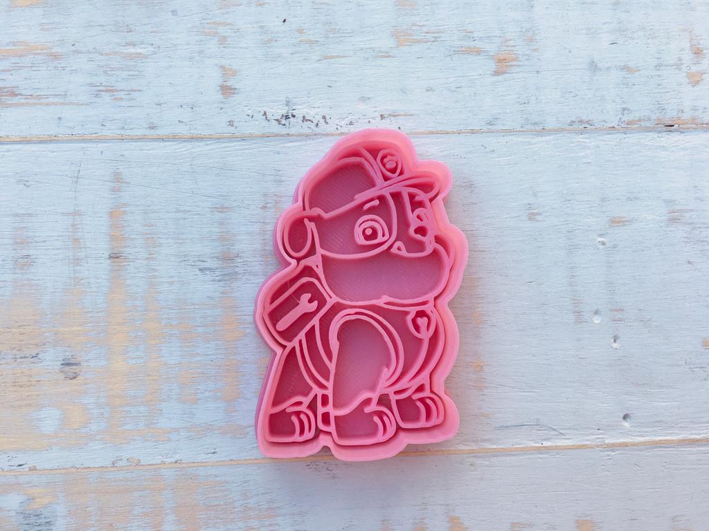 canino pattuglia deco biscotto taglierina biscotti decorato personaggi macerie cuccioli 3D print model - Mito3D