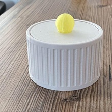canister knob lid  container canister lid screw lid small container box box container lid box lid 3d print model - Mito3D