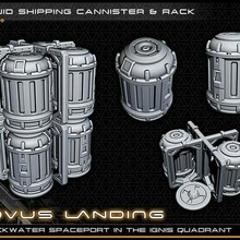 canisters frame - 28-32mm gaming novus landing 28mm infinity rpg scifi star wars tabletop wargaming toy_game_accessories 3d print model - Mito3D