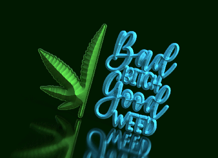 cannabis élégance moitié feuille sculpture 39 mauvais chienne herbe italique 3d print model - Mito3D