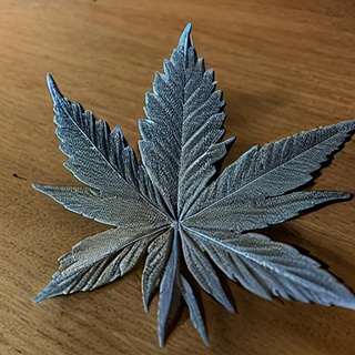 cannabis feuille 3d 420 3d print model - Mito3D