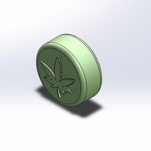 Cannabis Schimmel solide Shampoo Drücken 3d print model - Mito3D