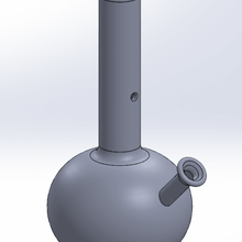 cannabis pipe bong tool weed smoke 3d print model - Mito3D