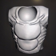 caníbal pollo torso juego kroot 3d print model - Mito3D