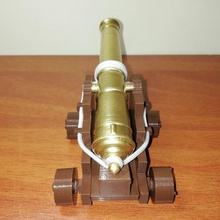 el cañón art de la nave vela marinero guerra marina naval 3d print model - Mito3D
