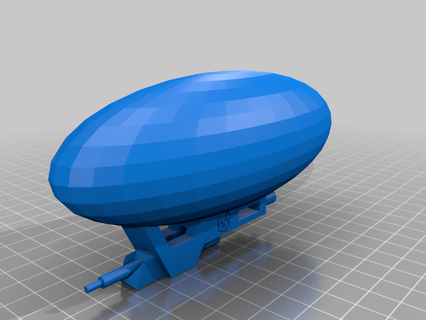 cannon zeppelin 40k krieg tabeltop warhammer 40k 3d printing  3d print model - Mito3D