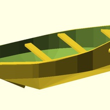 canoa bretón misainier varios barco lancha modelo 3d print model - Mito3D