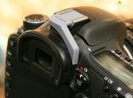 canon eos 7d dioptrie roue couverture gaine sabot caméra 3d print model - Mito3D
