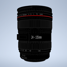 canon lens 24-105mm 3d print model - Mito3D