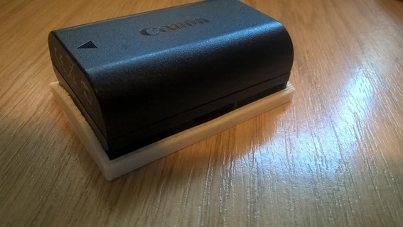 Kanon lp e6 Batterie Startseite Mantel eos 6d Gadget Kamera Video 3d print model - Mito3D