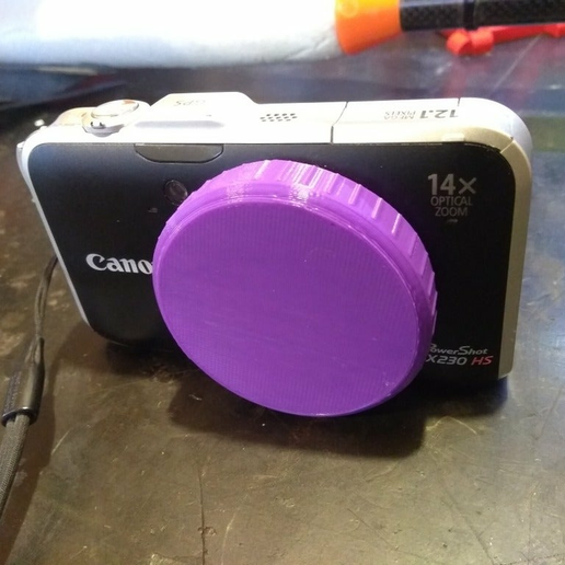canon sx230 hs lens cap camera 3D print model - Mito3D