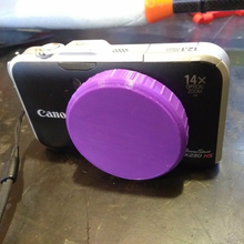 kanon sx230 hs lens şapka kamera 3d print model - Mito3D