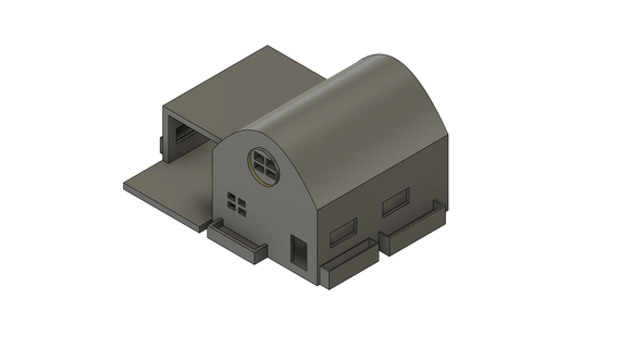 cantilever calibration test house field architecture 3d print model - Mito3D
