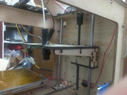 cantilevered z-stage cupcake ponoko makerbot p2 3d printer parts 3d print model - Mito3D