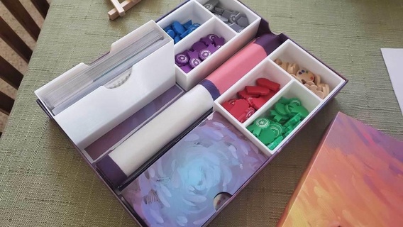 tela tavola gioco scatola inserire organizzatore giocattolo Accessori 3d print model - Mito3D
