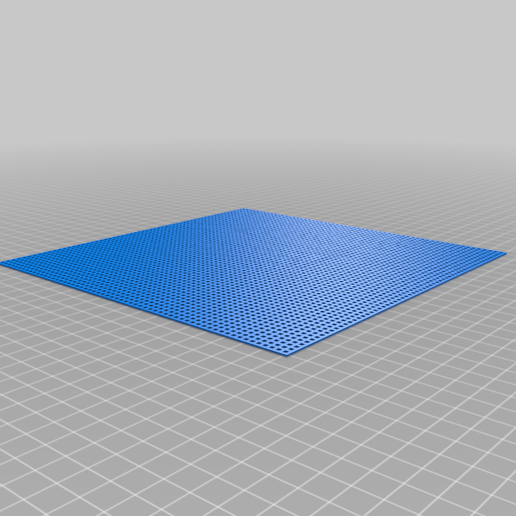 tela maglia 3 buchi cm 7 pollice Fai 3D print model - Mito3D