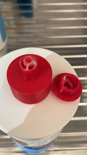 cap check valve cream bottle cape 3d print model - Mito3D