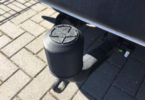 Deckel Anhänger Anhängerkupplung Jeep vw BMW opel us Armee Mercedes 3d print model - Mito3D