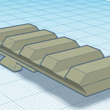 çapa Demiryolu arka görme araç hi capa airsoft 3d print model - Mito3D