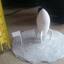 capawsome uzay roketi sanat araç alanı roket meshmixer eğlenceli sevimli blender 3d 3d print model - Mito3D