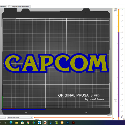 capcom logo 3D print model - Mito3D