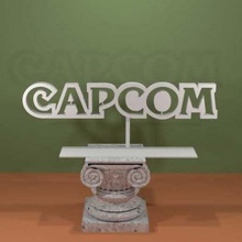 a capcom logo arte sinais de logotipos logotipo 3d print model - Mito3D