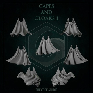capes cloaks 3d print model - Mito3D