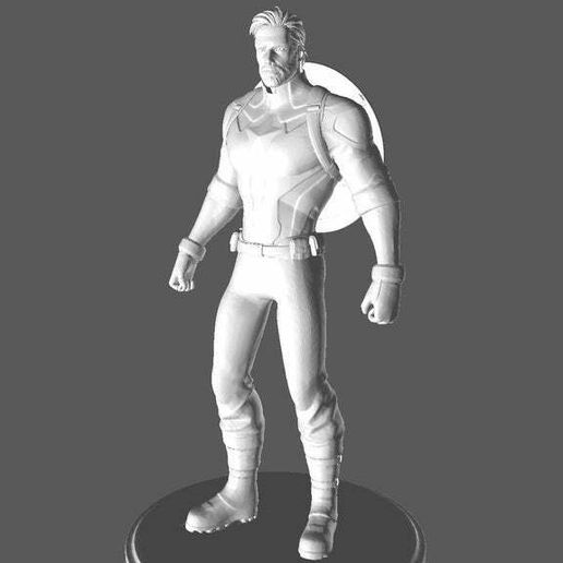 capitan america modelos 3D print model - Mito3D