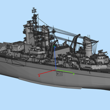 Capitale navire 3d print model - Mito3D