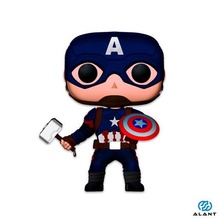 capitan america funko pop marvel avenger captain toy accessory captainamerica comics avengers 3d print model - Mito3D