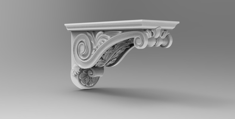 capitel home sofa closet table bed cnc artcam decorative ornament wood pattern furniture 3d print model - Mito3D