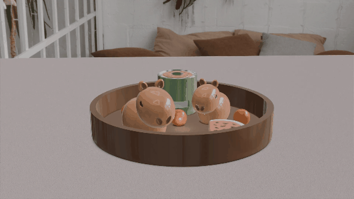 capybara cascade humo saumerio 3d print model - Mito3D