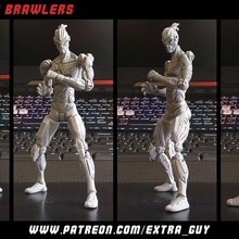 capoeira gars art 3d impression 3dprint stl résine loisir sculpter figures mech robot 3d print model - Mito3D