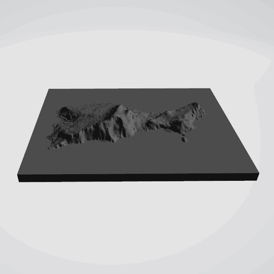 capri italia 3d carta geografica topografia stl tirreno mare blu grotta lussuoso ville drammatico scogliere crystal clear acque affascinante città turisti rilassamento avventura ricco storia culturale eredità naturale bellezza mediterraneo 3d print model - Mito3D