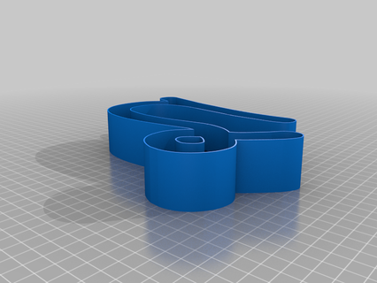 Capricórnio símbolo nestable caixa v2 3d print model - Mito3D