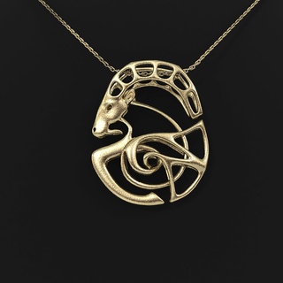 capricorn zodiac pendant jewelry jewelries keychain fashion horoscope sign element symbol personalized design stl 3d printing printed jewellery pendants constellation 3d print model - Mito3D