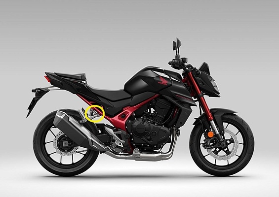cápsulas honda vespa 750 2023 750cc motocicleta parafusos grafite amarelo preto 3d print model - Mito3D