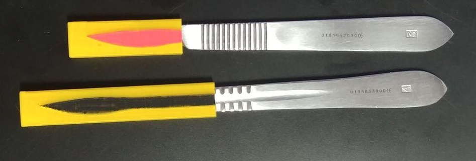 caps metal scalpel - hand tools 3d print model - Mito3D