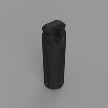 capsula 040b gadget contenitore portachiavi chiave squillare 3d print model - Mito3D